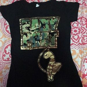 Camo baby phat shirt